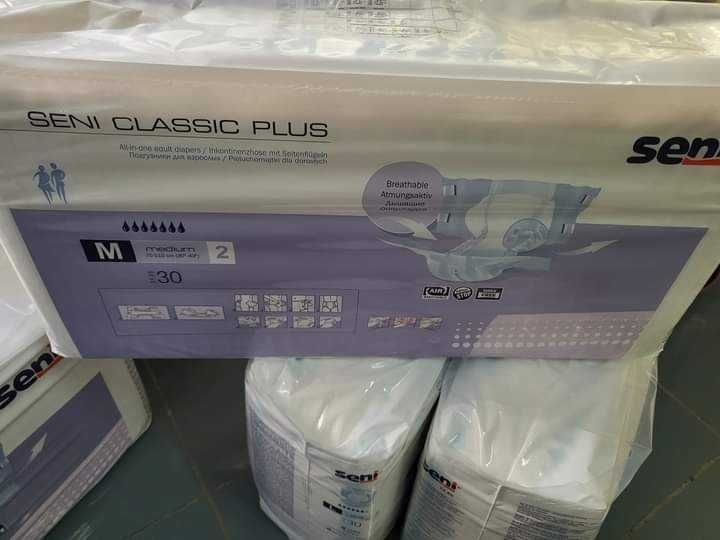 Fraldas e resguardos e outros produtos para jovens 3ª idade