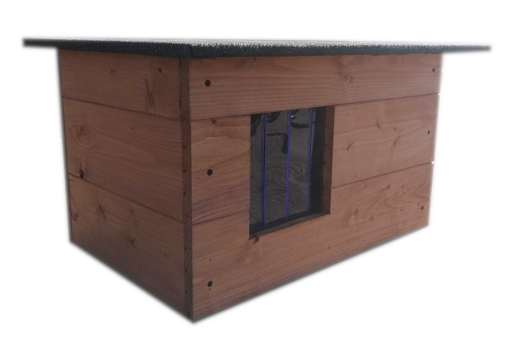 Buda dla kota, domek dla kota ocieplana buda dla kota z kurtyną