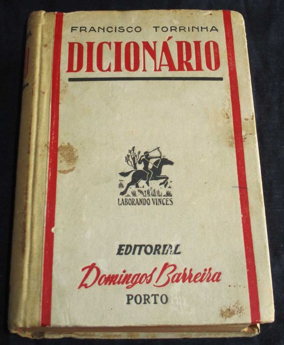 Livro Novo Dicionário da Língua Portuguesa Francisco Torrinha 1946