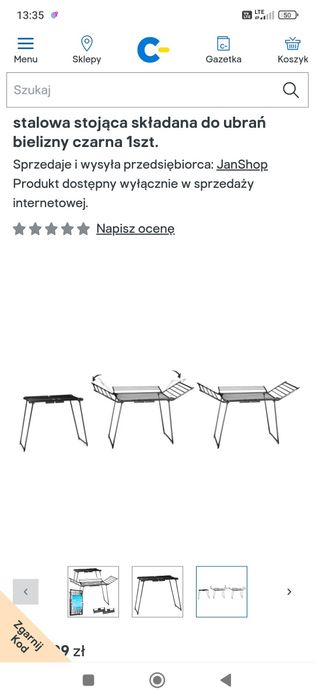 Porządna suszarka do ubrań Massido