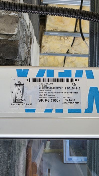 Drzwi Balkonowe Premium VEKA 82 | 3-Szybowe | Uw=0,77 | 92x219