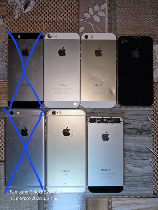 iphone 6s,5s,5,4s всі разом на запчастини!