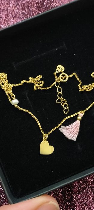 Colar em prata com coração