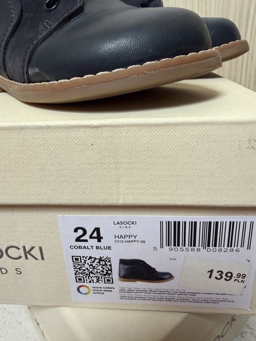 Trzewiki chłopięce rozmiar 24 Lasocki