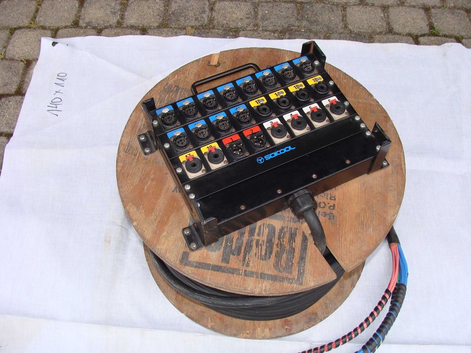 Przewód multicore pyta Klotz Sokol 18 wejść, 6 wyjść, 30 mb.