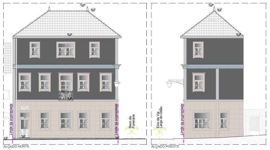 Prédio Histórico no Centro de Ílhavo – Pronto a Construir c/ Projeto Aprovado para 3 apartamentos T1