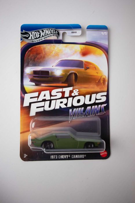 Hot Wheels Silver Series Fast & Furious  1973 Chevy Camaro Mattel