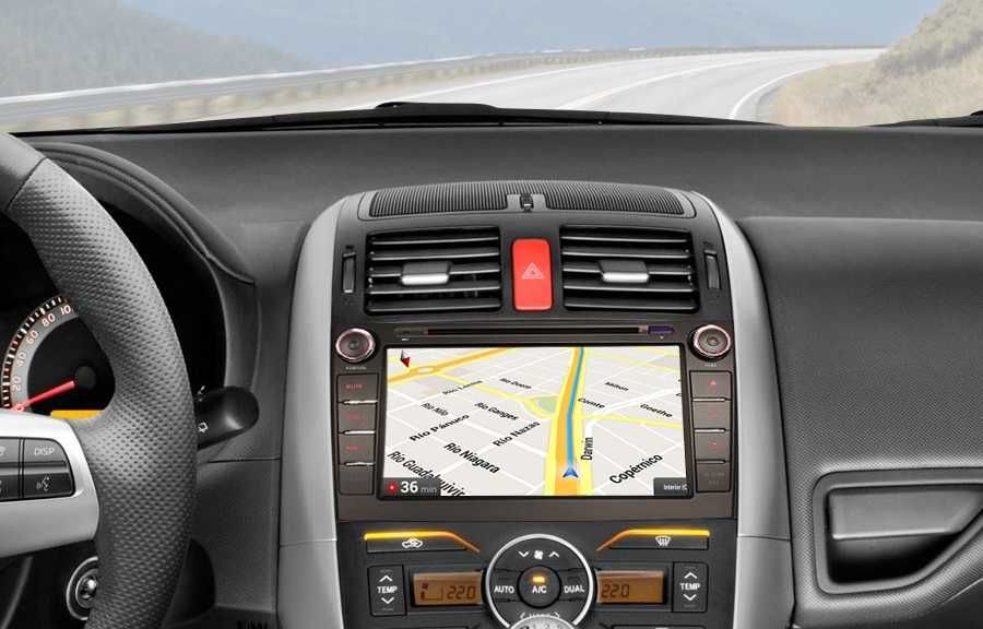 CarPlay Radio FM Android GPS WiFi 4G USB SD TOYOTA COROLLA E140 E150