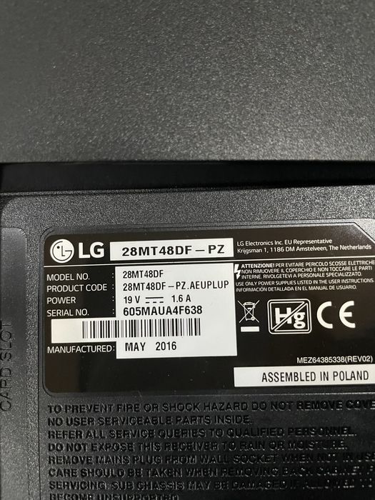 Lg 28MT48DF - PZ