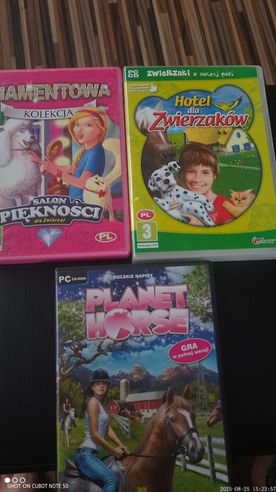 Zestaw Gry dla dziewczynki na komputer  3sztuki, planet horse,itp