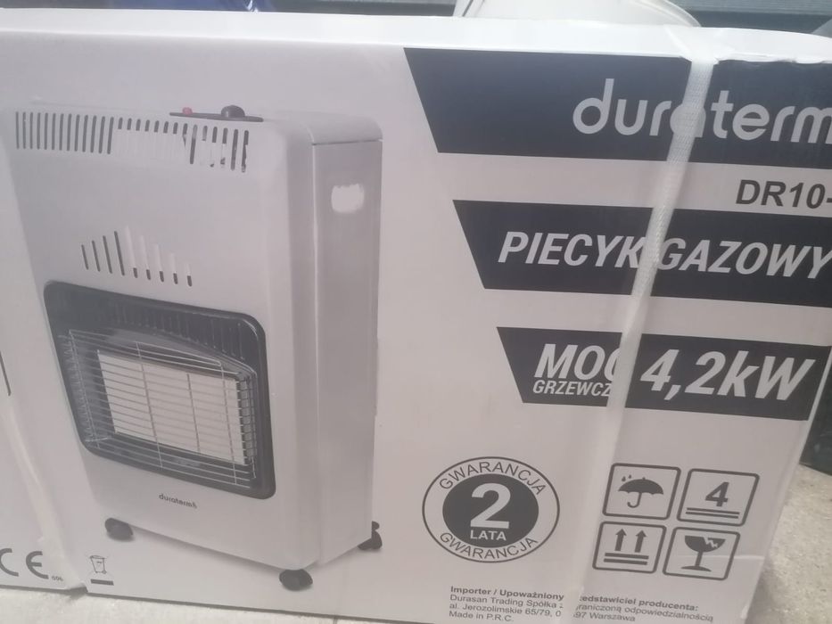 Piecyk gazowy DR10 składany biały 4,2 kW Duraterm