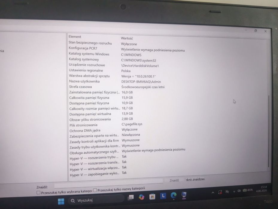 Lenovo ThinkPad T460