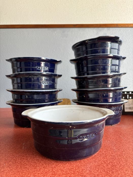 Conjunto de 10 pirex