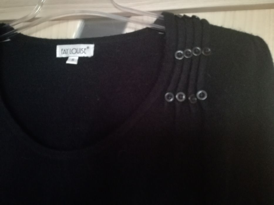 Elegancki sweter z guzikami xs