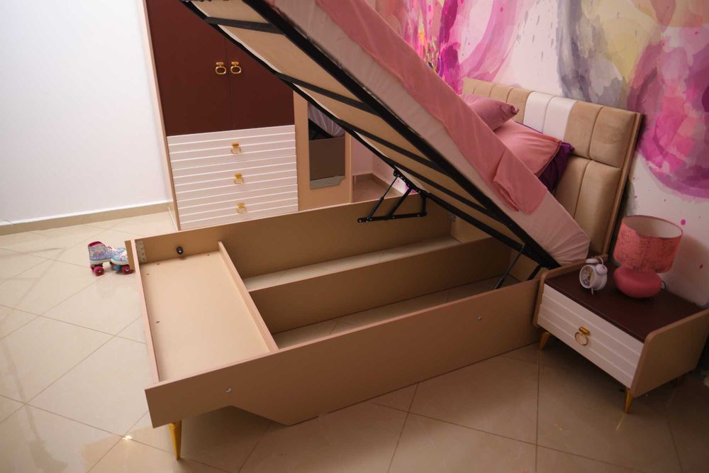 Conjunto Quarto Completo Infantil Novo | Cama Roupeiro Cómoda Mesa