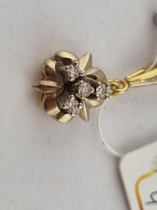 Кулон подвеска с бриллиантами ссср