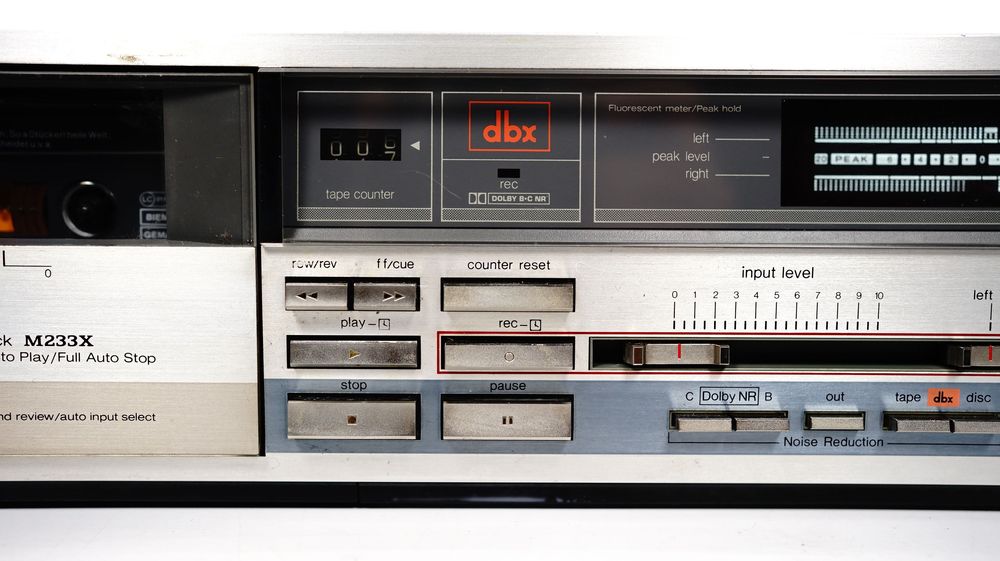 Deck TECHNICS RS-M233X * MX Head * dbx * Dolby B/C * CUE/REV magnetofon