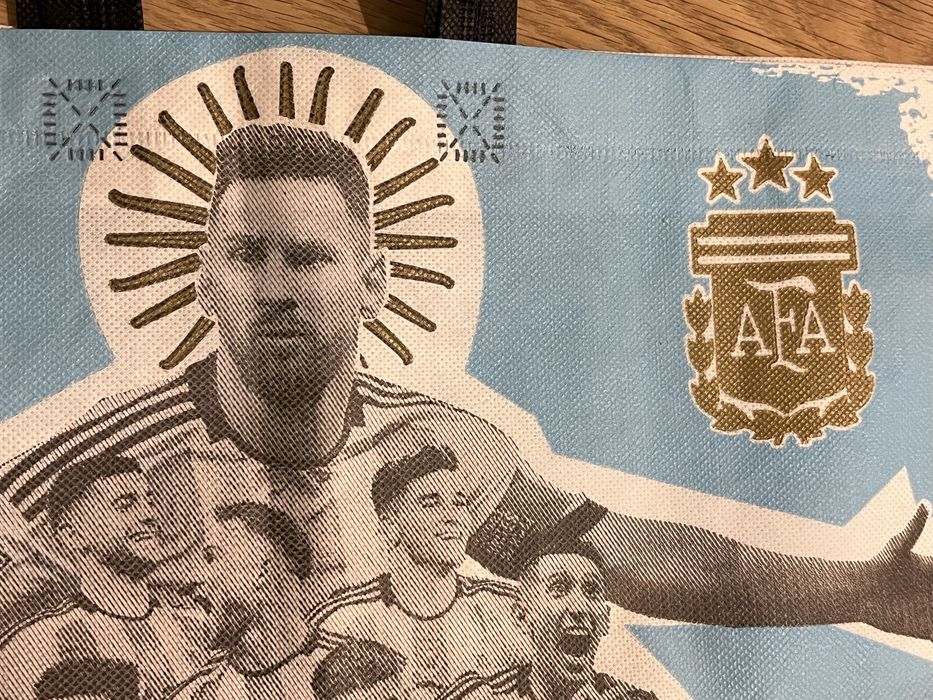 Saco Argentina Campeã - Pano reutilizavel, Edição Limitada