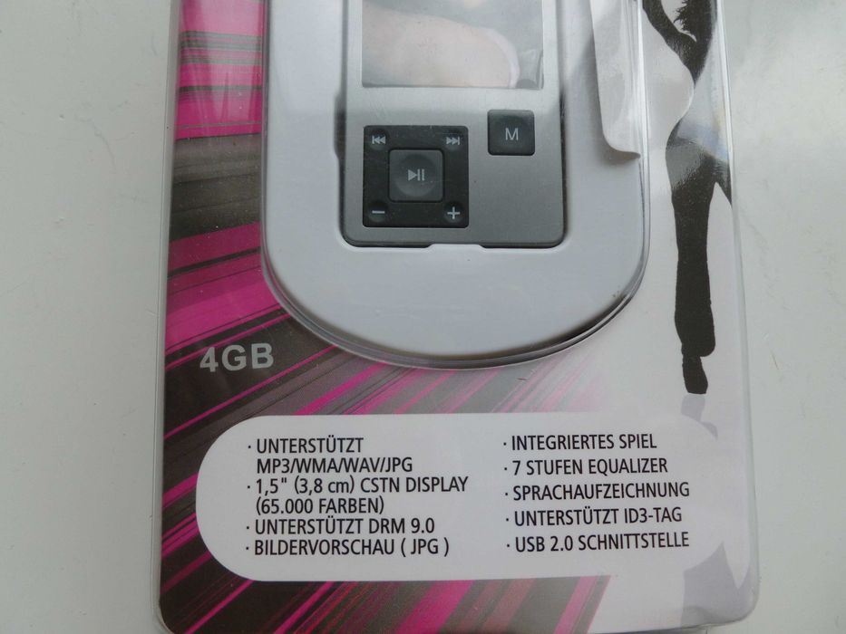 mp3 плеер Odys с дисплеем 1,5'' память 4Gb оригинал, Германия