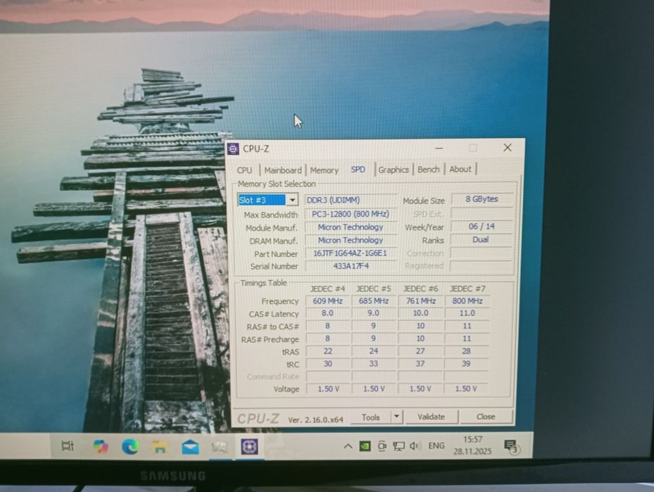 DDR3 16 + 16 GB Kingston Micron