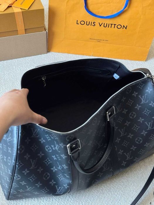 Louis Vuitton  Keepall 50,45 мужская сумка спортивная дорожная унисекс