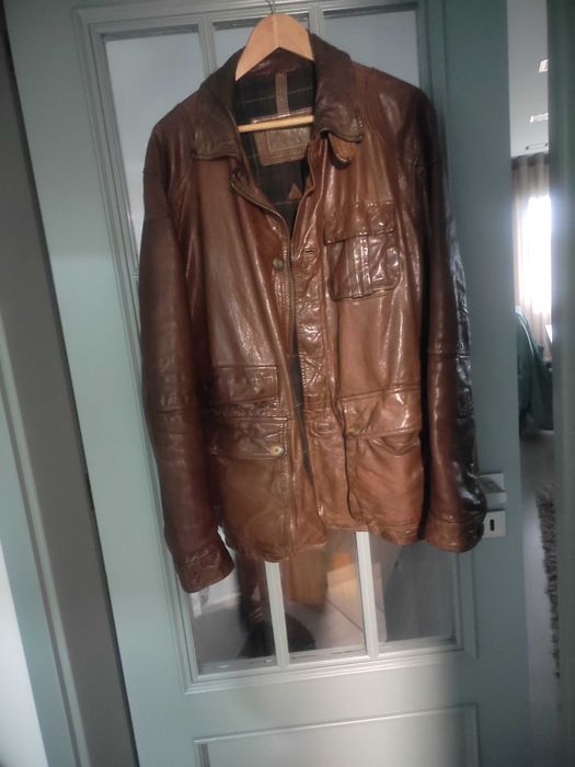 Casaco Massimo Dutti / Pele / Cabedal/ Couro