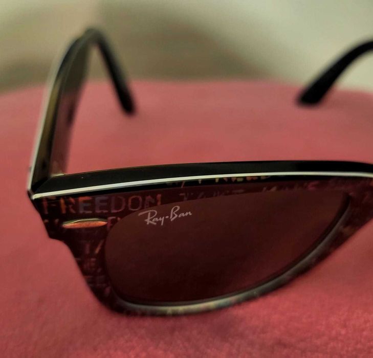 Oryginalne okulary Ray-Ban Original Wayfarer Rare Prints. Okazja