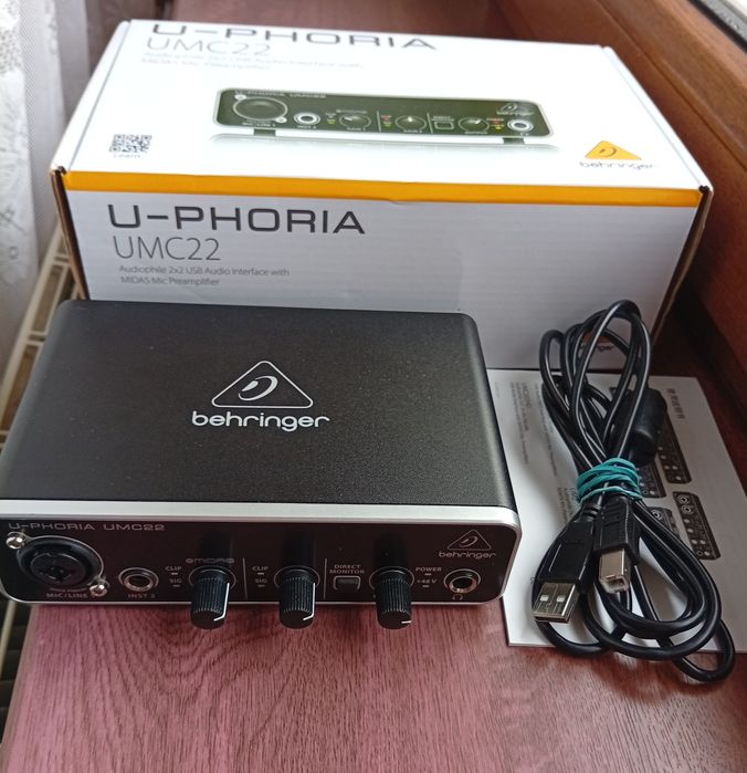 Behringer U-PHORIA UMC22 interfejs USB