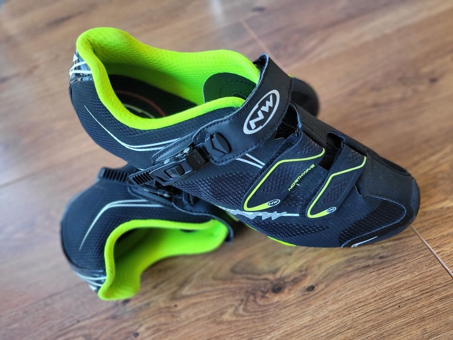 Northwave Scorpius S.R.S Czarny Żółty buty rowerowe MTB z blokami rozmiar 44 - UK10 - 28,6cm