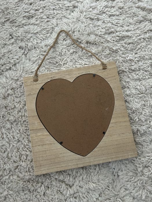 Espelho em forma de coração 25x25