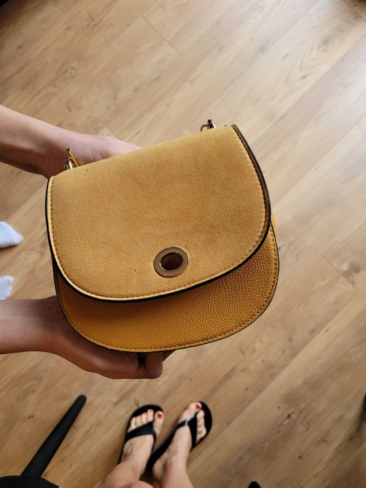 Torebka H&M kolor musztarda