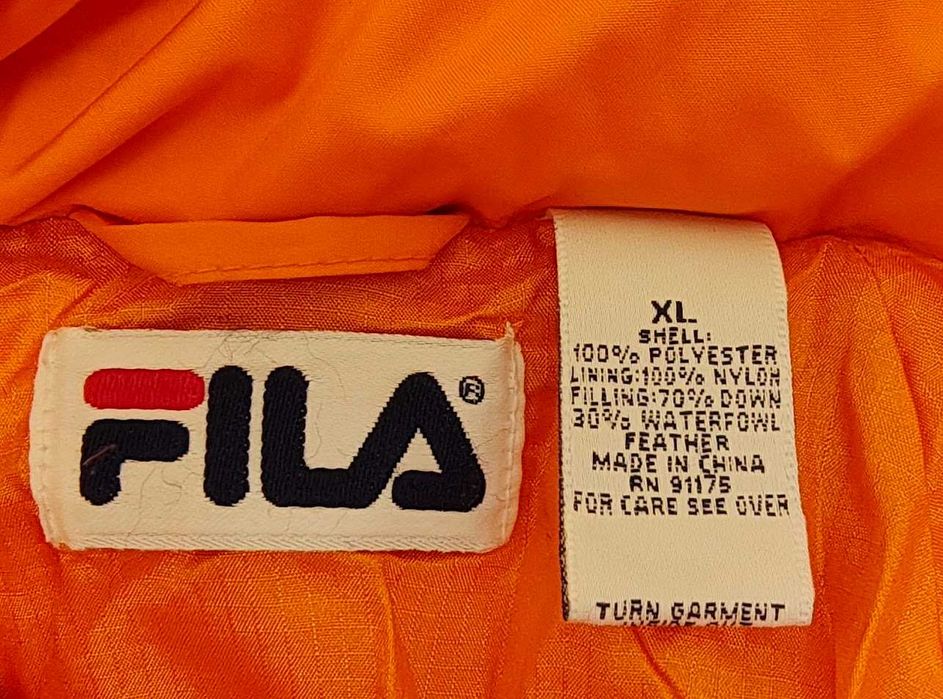 - FILA - Puchowa kurtka r. XL młodzieżowe