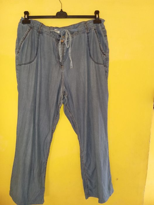 Szerokie spodnie damskie, letnie plus size,  4xl/6xl