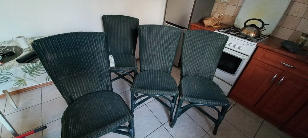 Fotele ogrodowe krzesła komplet 4 sztuki