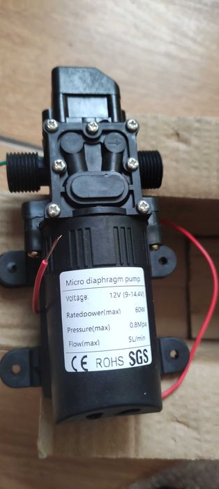 Насос для воды 12в 5А новый в коробке