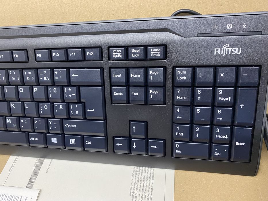 Клавіатура fujitsu KB410 K  Нова, не використовувалась , ергономічна клавіатура
