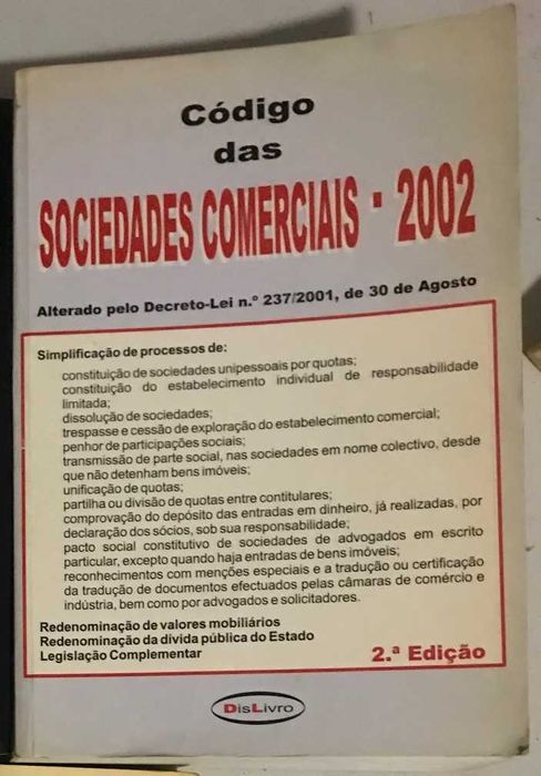 Livros Sociedades Comerciais & Fiscal