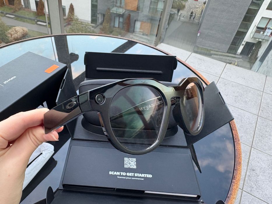 Smart okulary Oakley Meta HSTN - Black - Transitions Amethyst