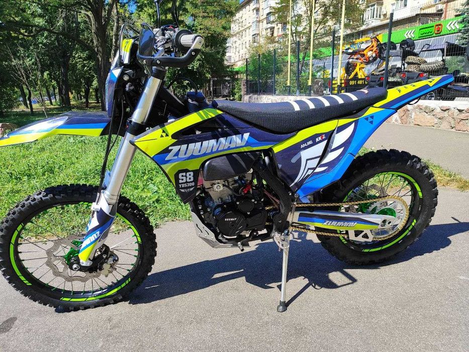 Мотоцикл крос ендуро ZUUMAV S8 PRO(S8-YBS300)Доставка/Документи/Сервіс