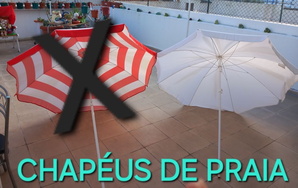 CHAPÉUS GUARDA SOL DE PRAIA. Casa,Terraço,Campismo,Lazer.