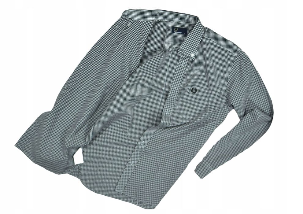 Fred Perry Męska Koszula W Drobną Kratkę / S