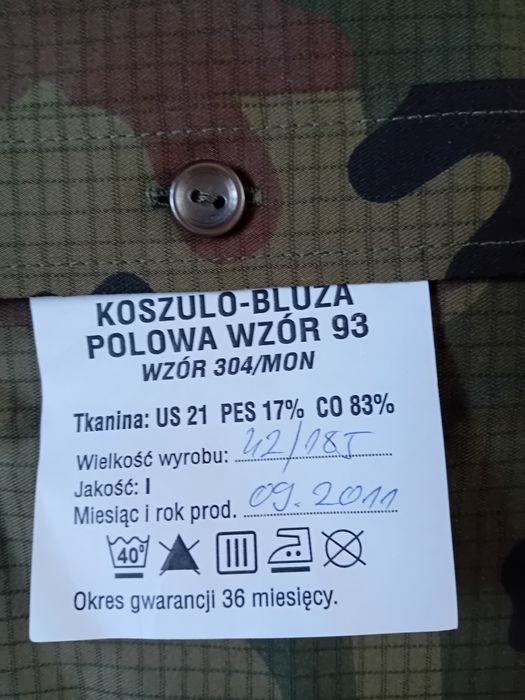 Koszula wojskowa 42/185