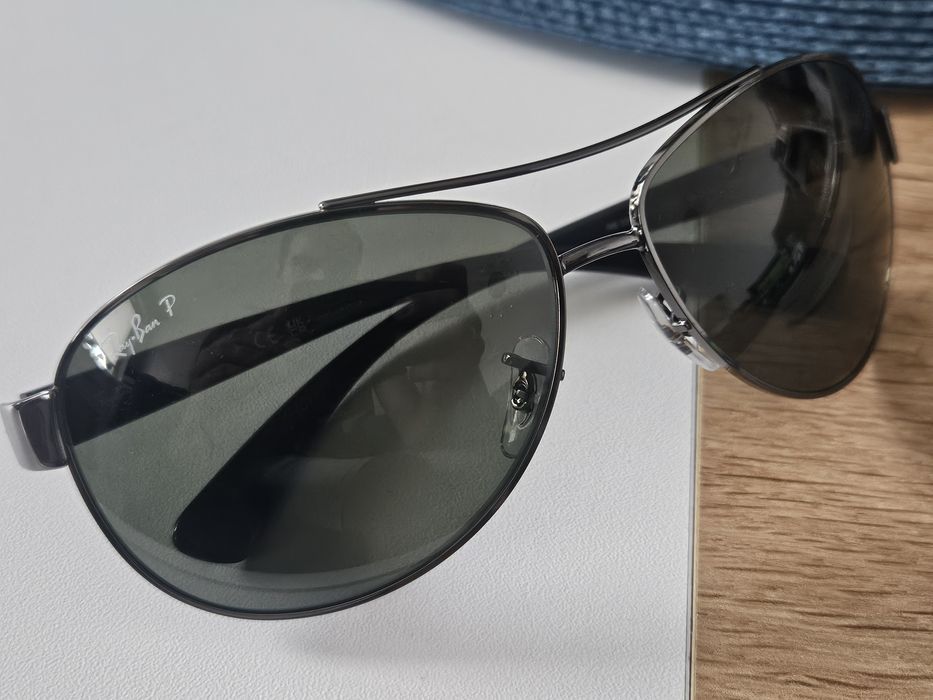 Oryginalne okulary Ray-Ban 3386 004/9A z polaryzacją - nowe