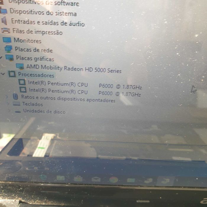 motherboard acer 5741ZG com processador P6000 incluído