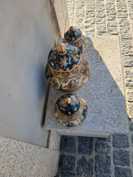 3 peças de decoração chinesas