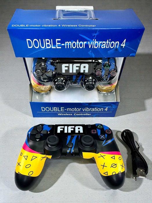 Контролер DualShock 4 FIFA PS4/ПК бездротовий Bluetooth вібраці