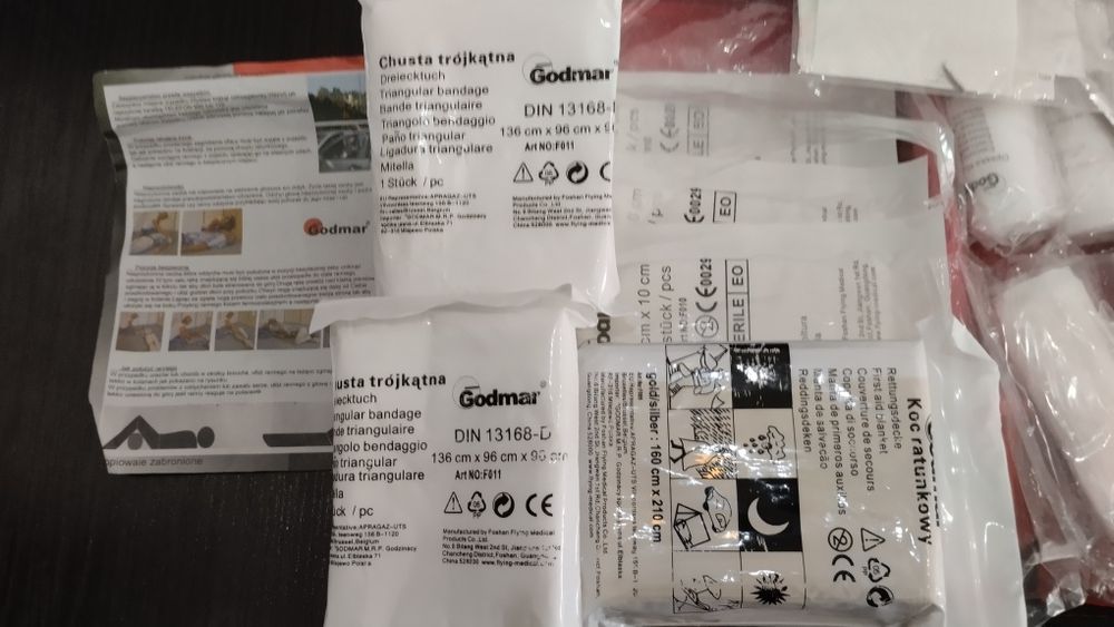 Apteczka samochodowa DIN 13164