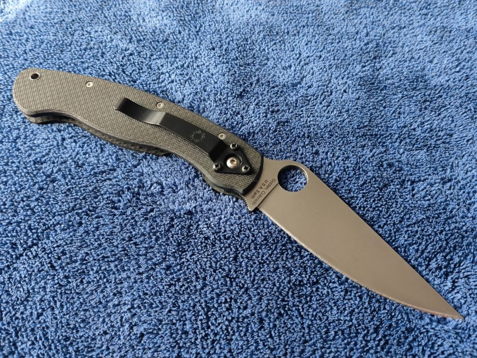 Spyderco Military BG-42 Carbon Fiber Sprint Run Stan Kolekcjonerski