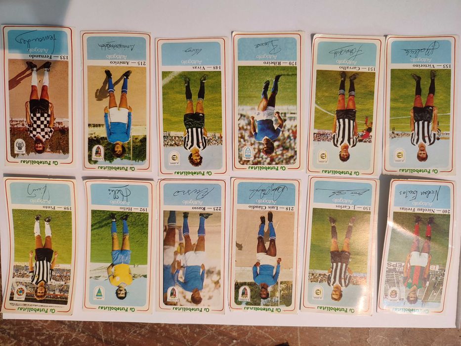 47 Cromos de Futebol antigos
