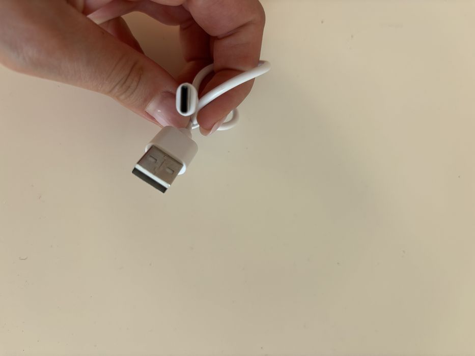 krótki biały kabel usb usb typ C